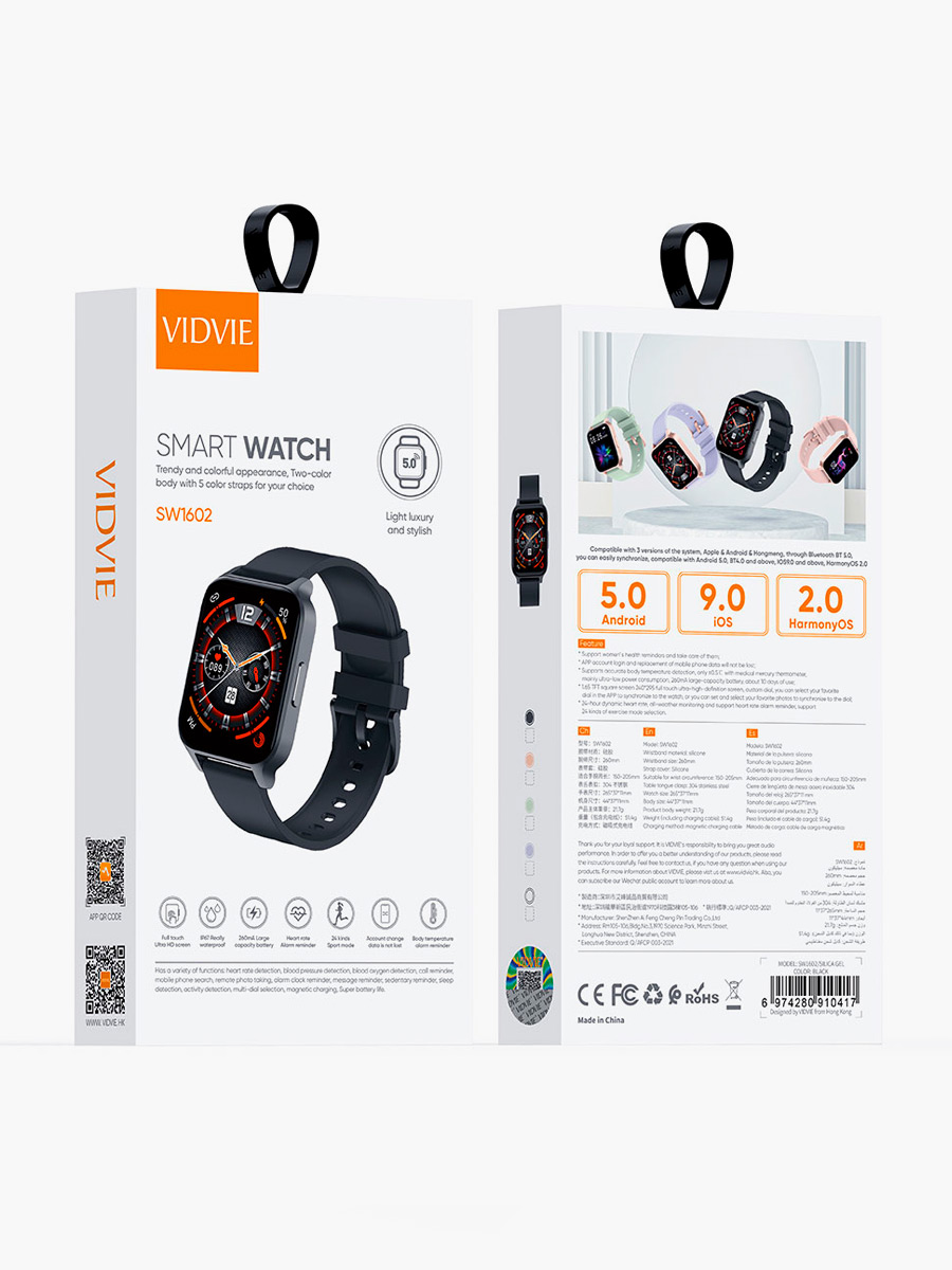 SmartWatch VIDVIE SW1602