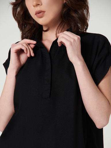 Blusa con <em class="search-results-highlight">solapa</em> - Labelle