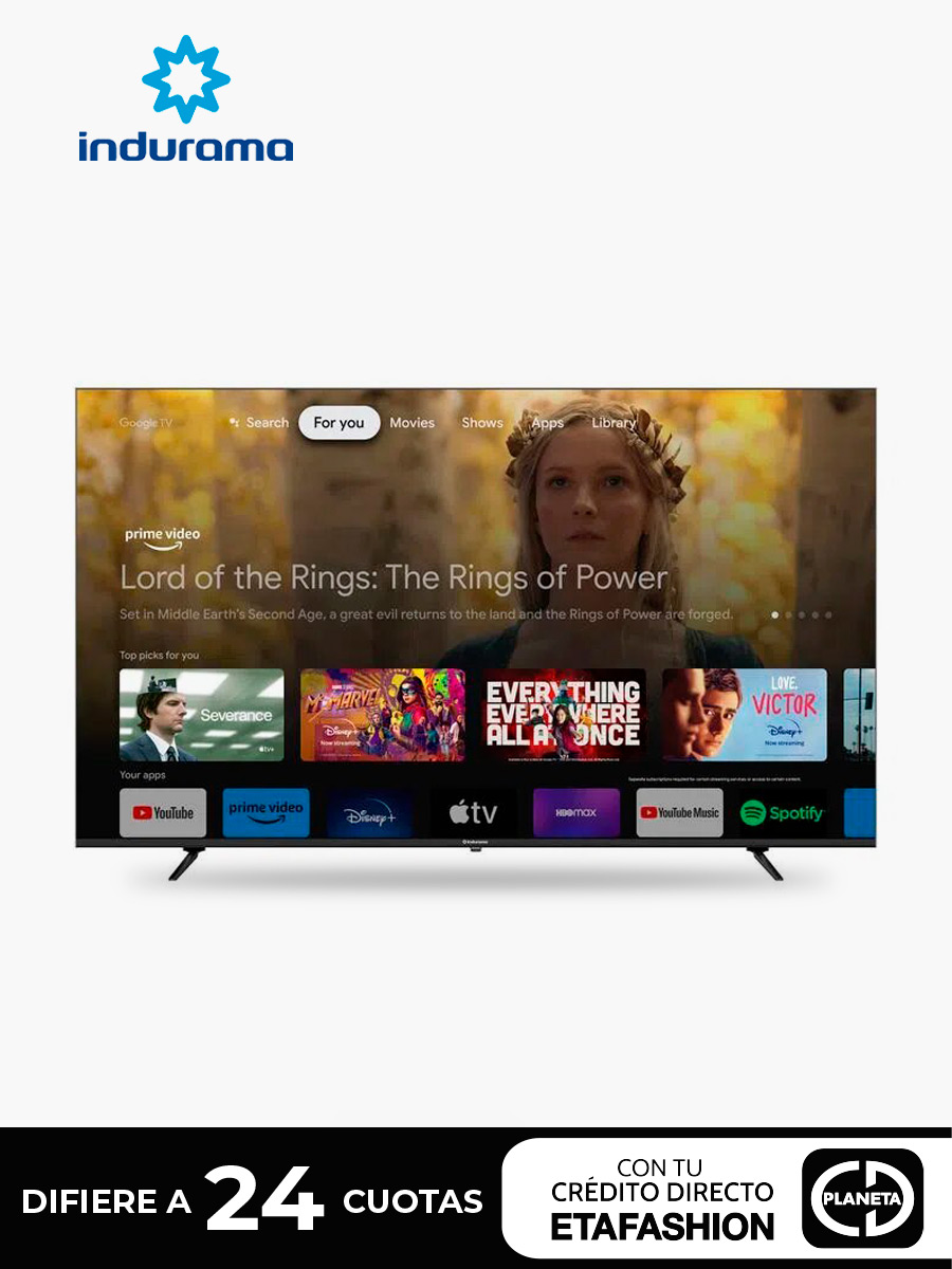 QLED Indurama 86" 4K Google TV
