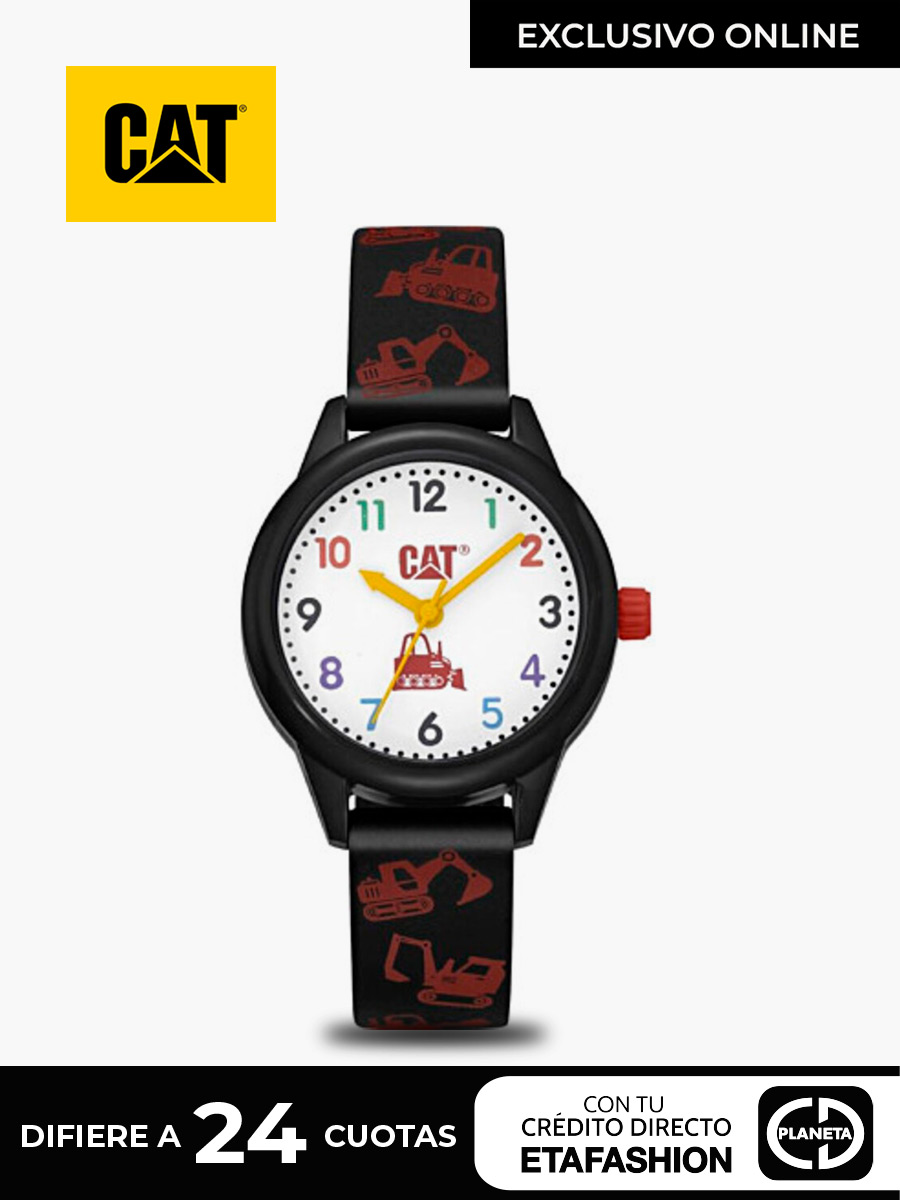 Reloj Analógico Caterpillar Sport Kids / Negro - Rojo