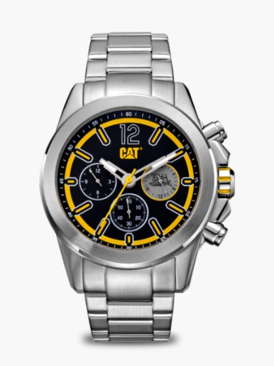 Reloj Análogo Caterpillar Twist UP Multi  / Plata