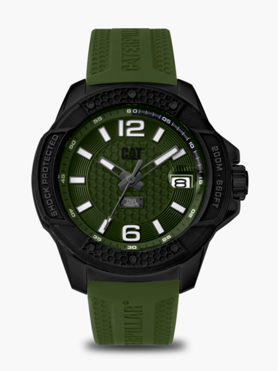 Reloj Análogo Caterpillar Shockmaster Evo / Verde