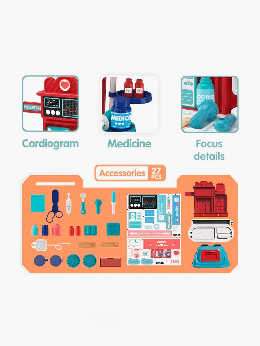 Juguete Set de Doctor 27 piezas