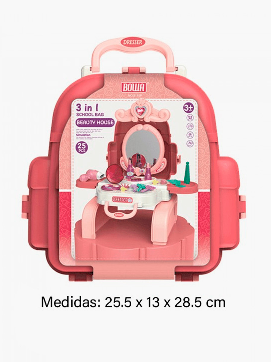 Juguete Set de Belleza 3 en 1