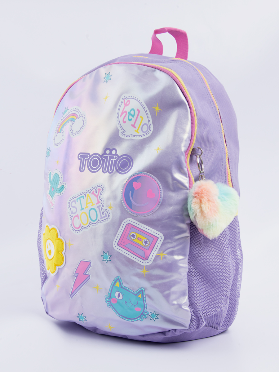 Totto - Mochila Emoji Purple