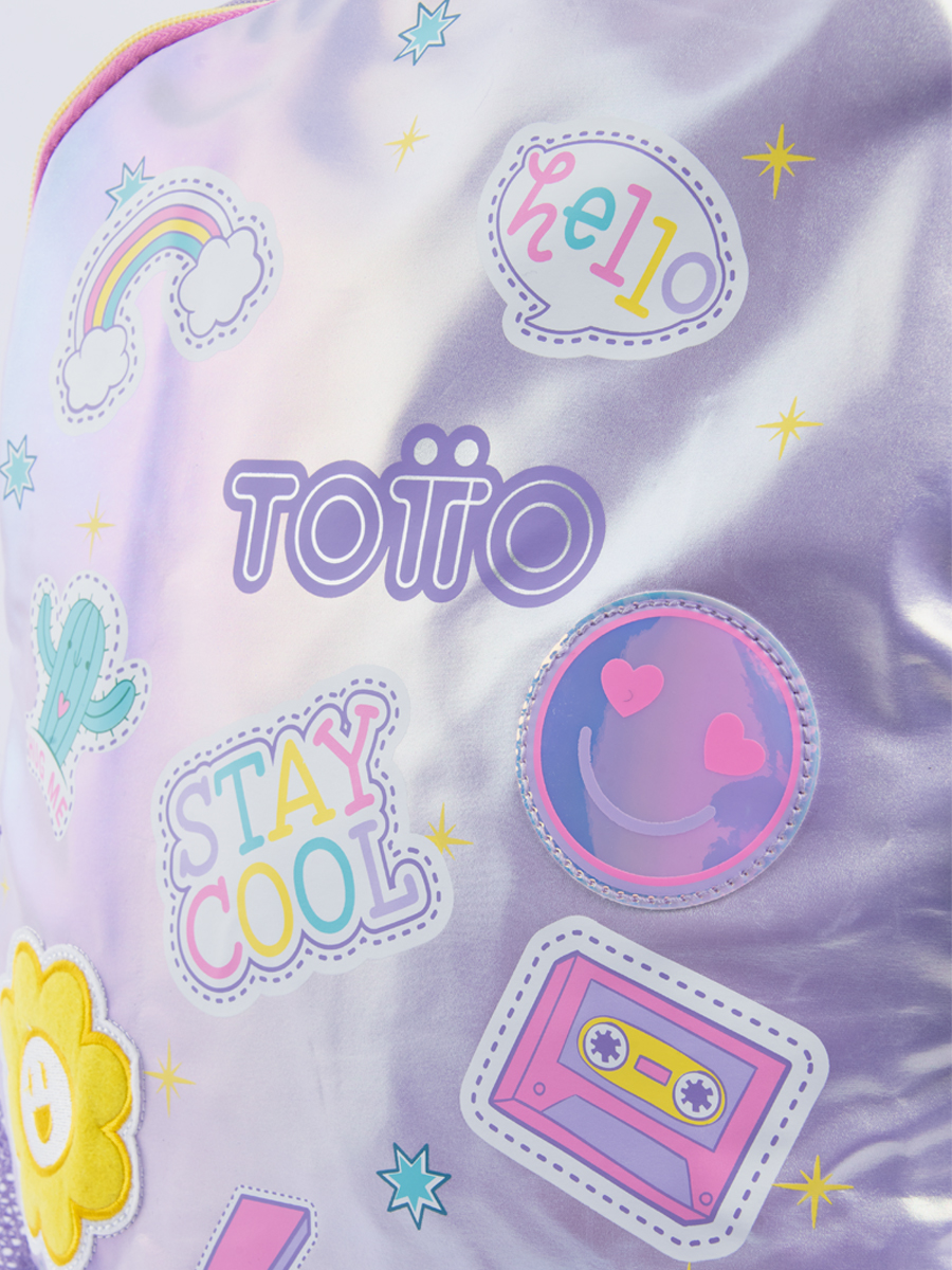 Totto - Mochila Emoji Purple
