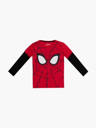 Camiseta manga larga Spiderman - Preescolar