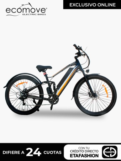 <em class="search-results-highlight">Bicicleta</em> Eléctrica Pivot 250W Ecomove / Naranja