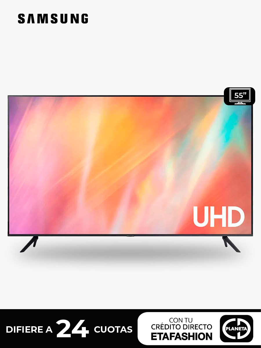 Smart TV Samsung AU7000 LED 55" 4K UHD