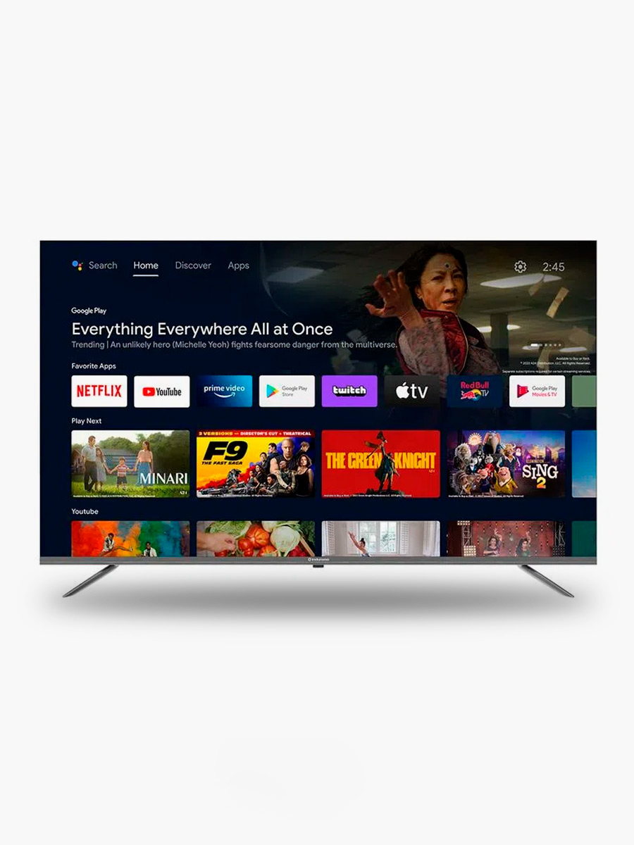 Smart Tv QLED Indurama 58" 4K 58TIKGFQLED Android 11.0