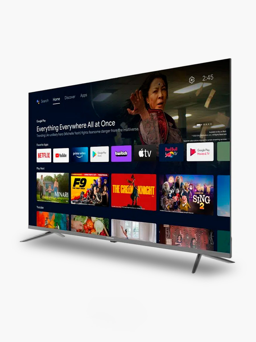 Smart Tv QLED Indurama 58" 4K 58TIKGFQLED Android 11.0