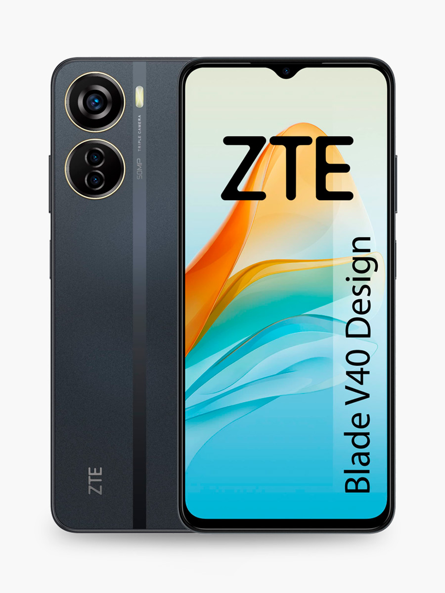 Celular ZTE V40 Design 128 GB | Gris