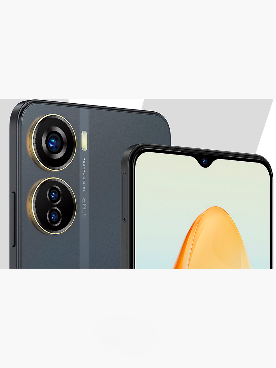 Celular ZTE V40 Design 128 GB | Gris