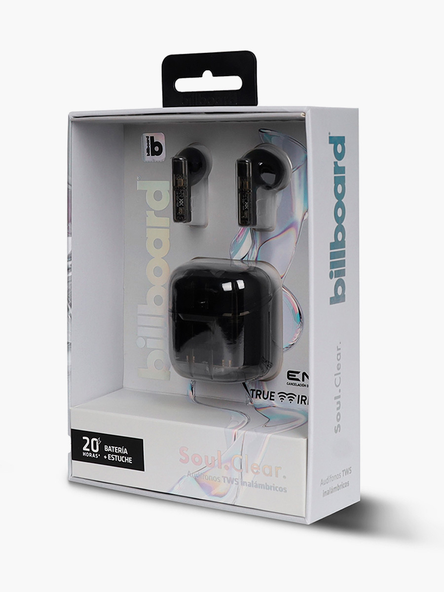 Audífonos Inalámbricos True Wireless Billboard Soul Clear | Negro