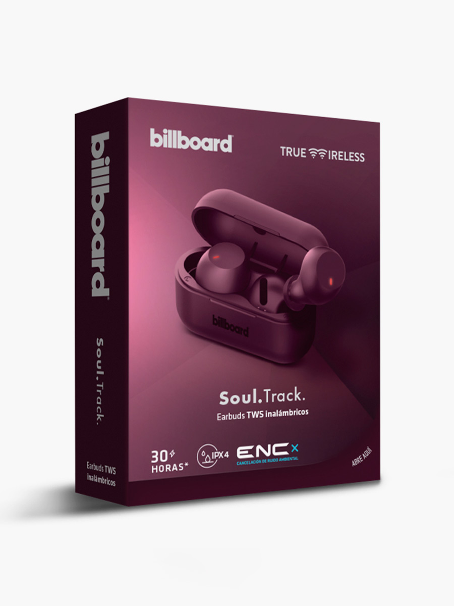 Audífonos Inalámbricos True Wireless Billboard Soul Track | Vino