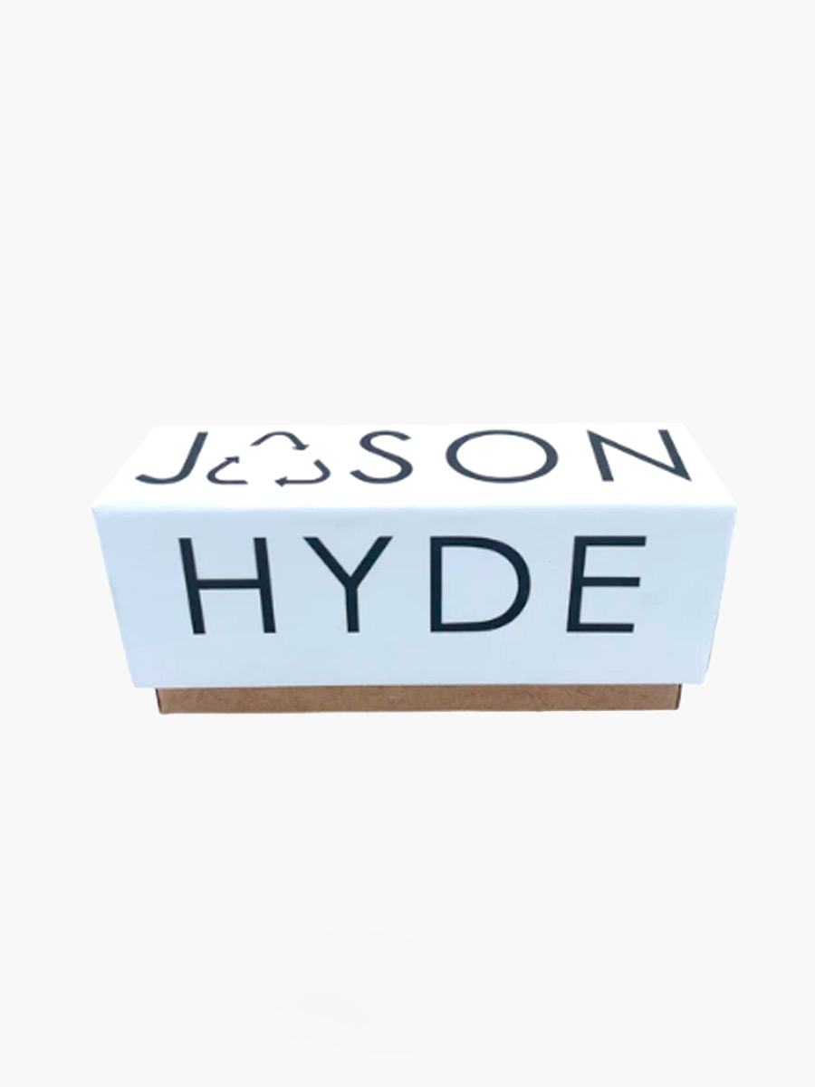 Brazalete Jason Hyde Océano Turquesa y Chips Blancos | Acero Inoxidable / Laminado en Oro 18K