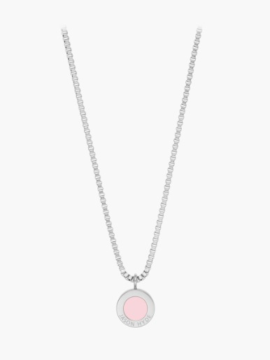 Collar Jason Hyde Chip Amare Rosa Claro | Plata Ley 925