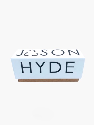 Set Jason Hyde Acero Océano Naranja con circones | Plata Ley 9.25 con Laminado de Oro de 18K