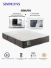 Colchón Simmons 3 Plazas Erica Luxury Memory Top Firmeza Intermedia