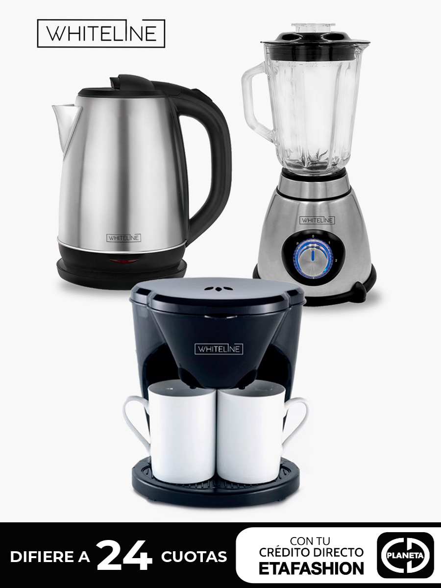 Combo Whiteline Licuadora + Cafetera + Jarra