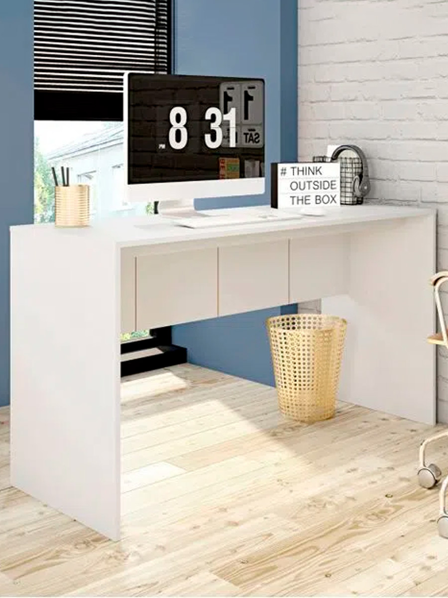 Escritorio Cubic Muebles el Bosque | Blanco