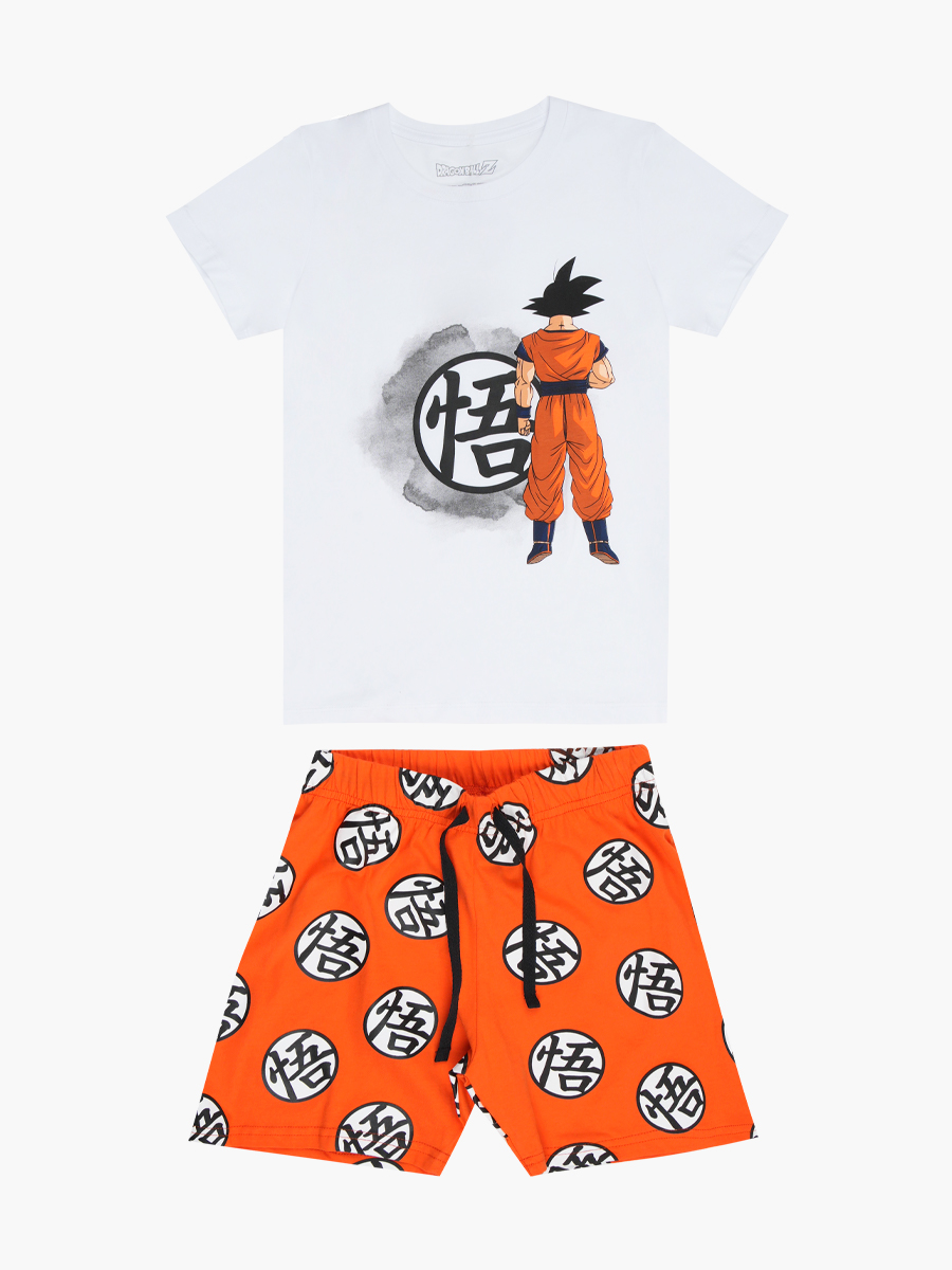 Pijama Camiseta + Short Dragon Ball Z - Escolar