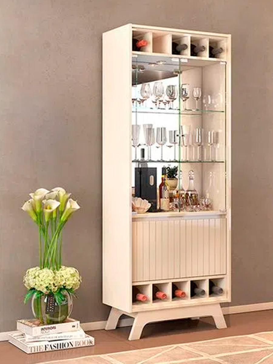 Cristalera Graca Muebles el Bosque | Blanco