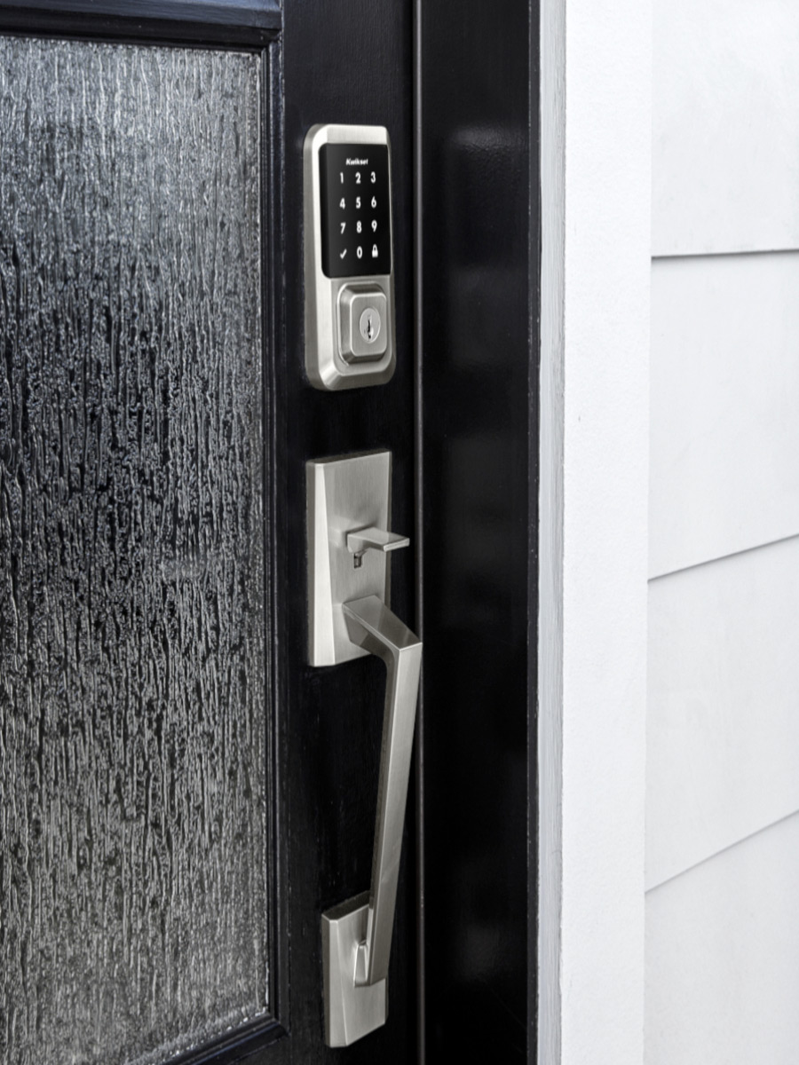 Cerradura Kwikset Halo Smart con código - 250 Táctil | Negro / Silver