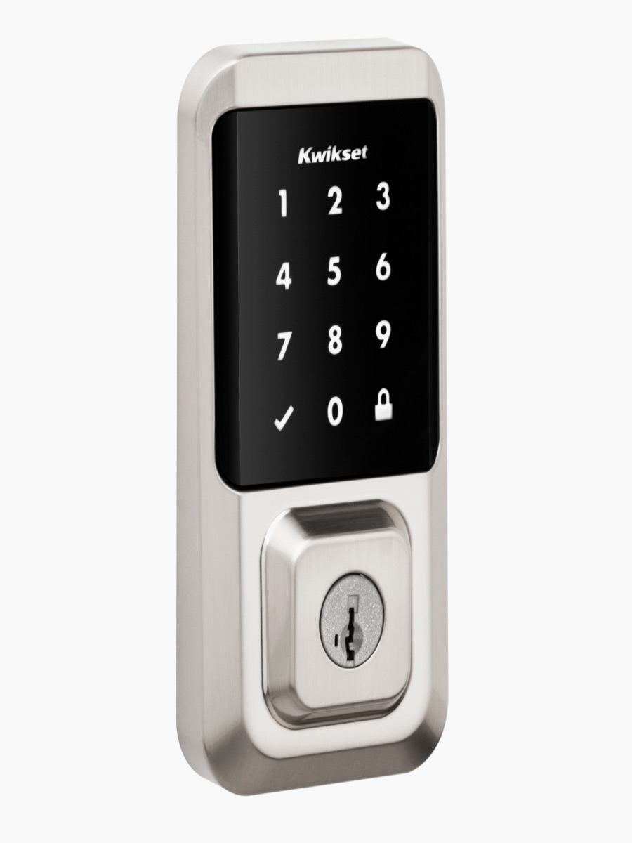 Cerradura Kwikset Halo Smart con código - 250 Táctil | Negro / Silver