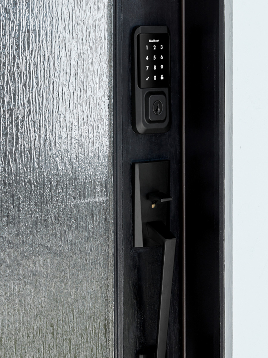 Cerradura Kwikset Halo Smart con código - 250 Táctil | Negro Mate