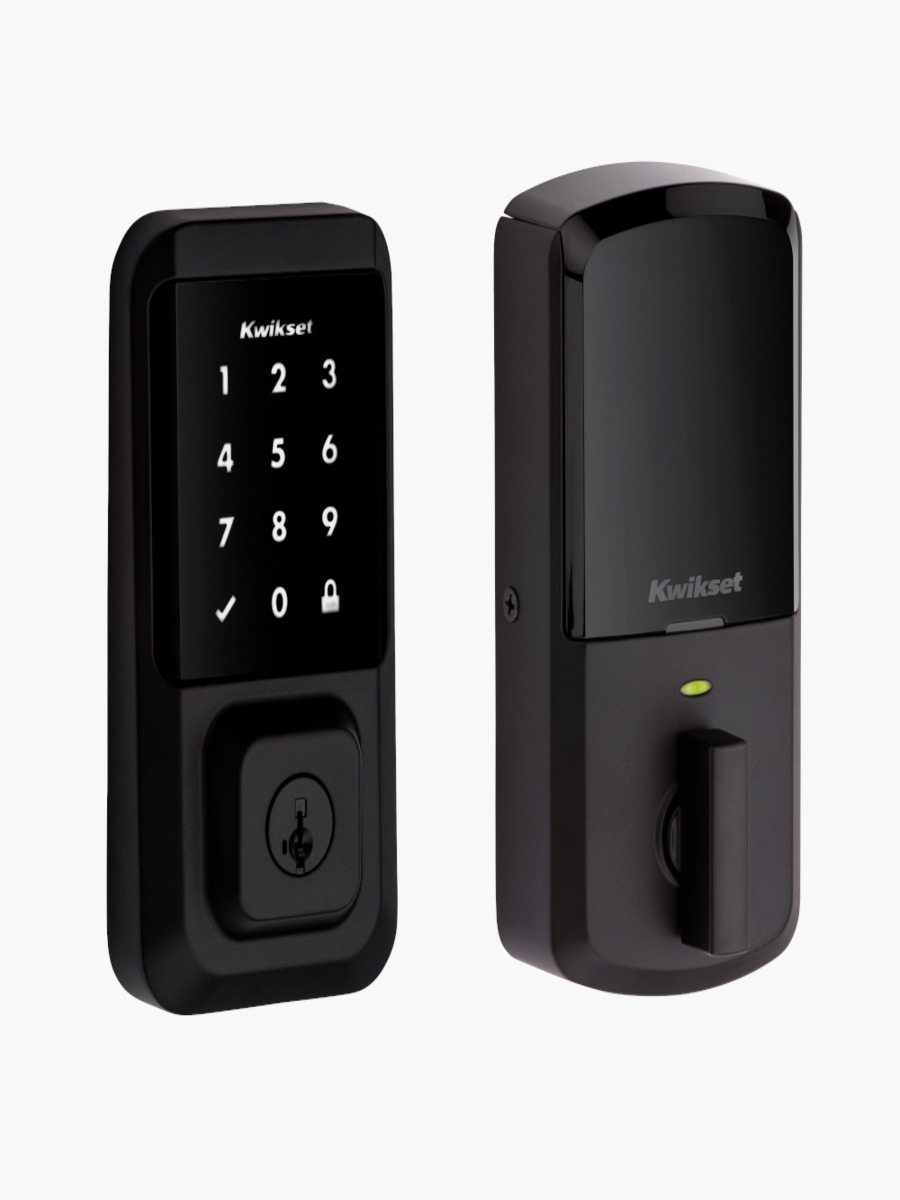 Cerradura Kwikset Halo Smart con código - 250 Táctil | Negro Mate