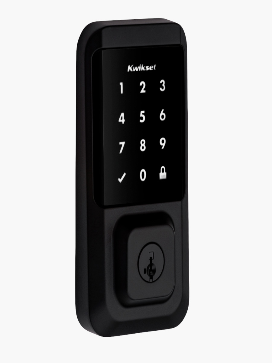 Cerradura Kwikset Halo Smart con código - 250 Táctil | Negro Mate