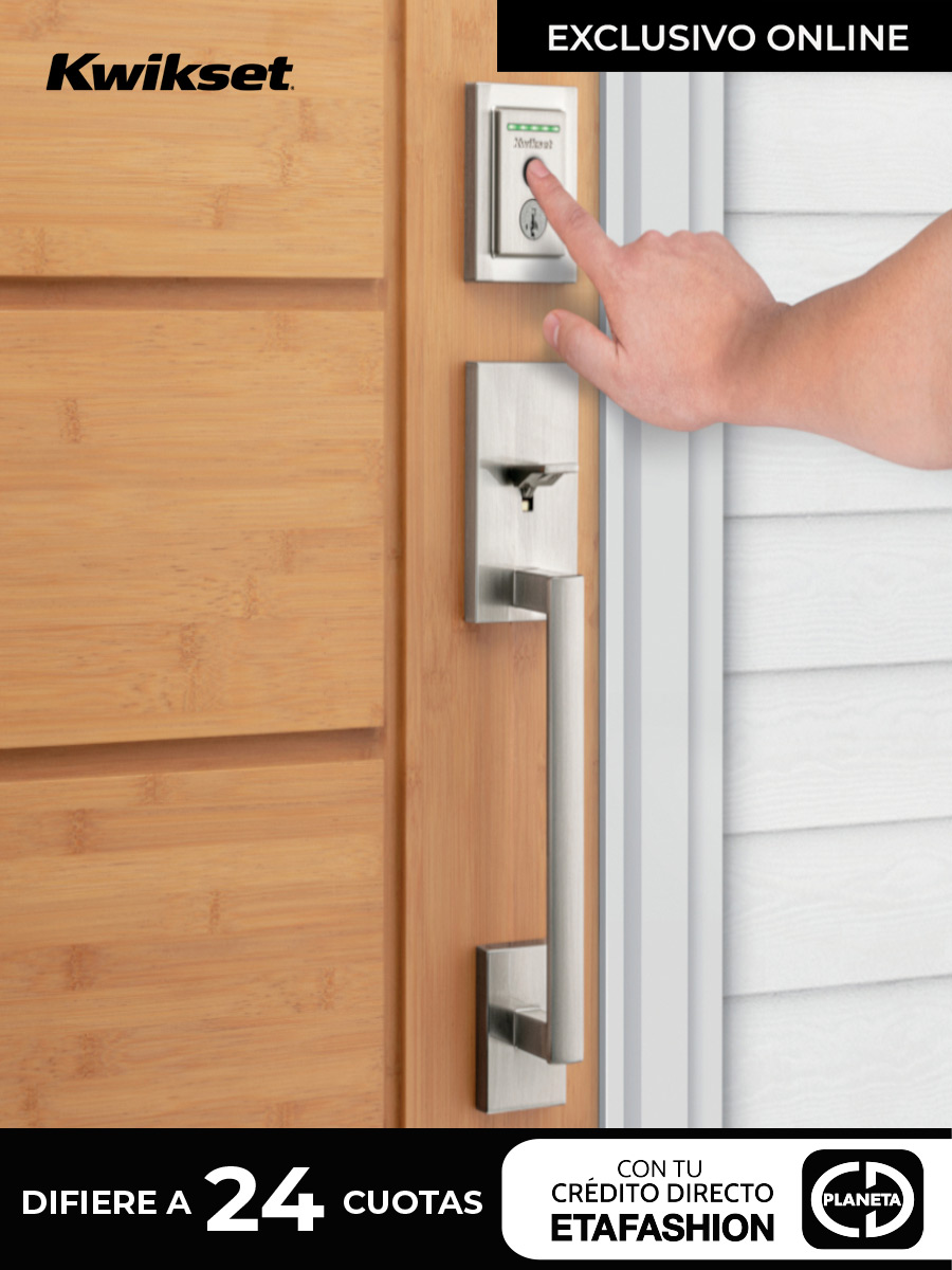 Cerradura Kwikset Halo Smart 100 Huella Dactilar| Niquel Satinado