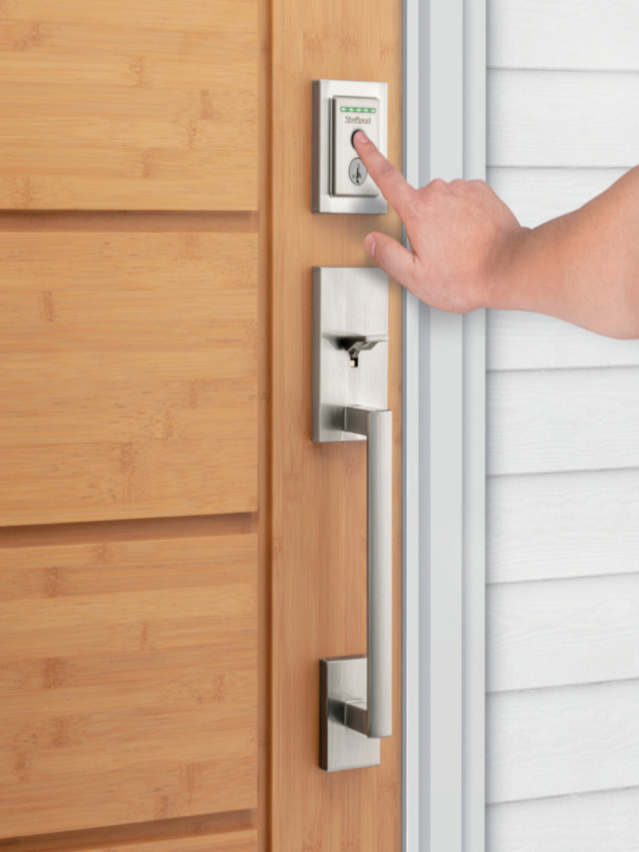 Cerradura Kwikset Halo Smart 100 Huella Dactilar| Niquel Satinado