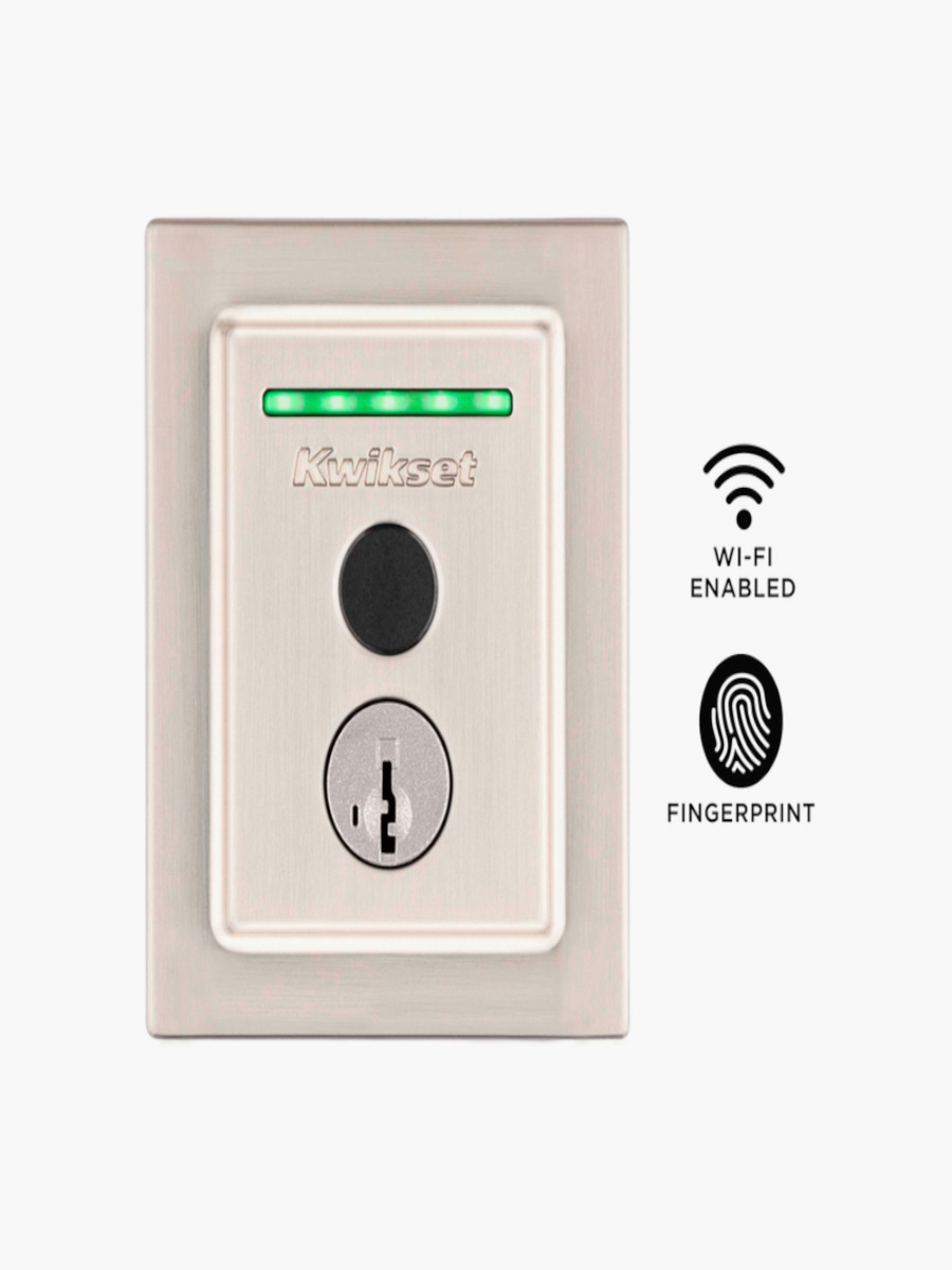 Cerradura Kwikset Halo Smart 100 Huella Dactilar| Niquel Satinado