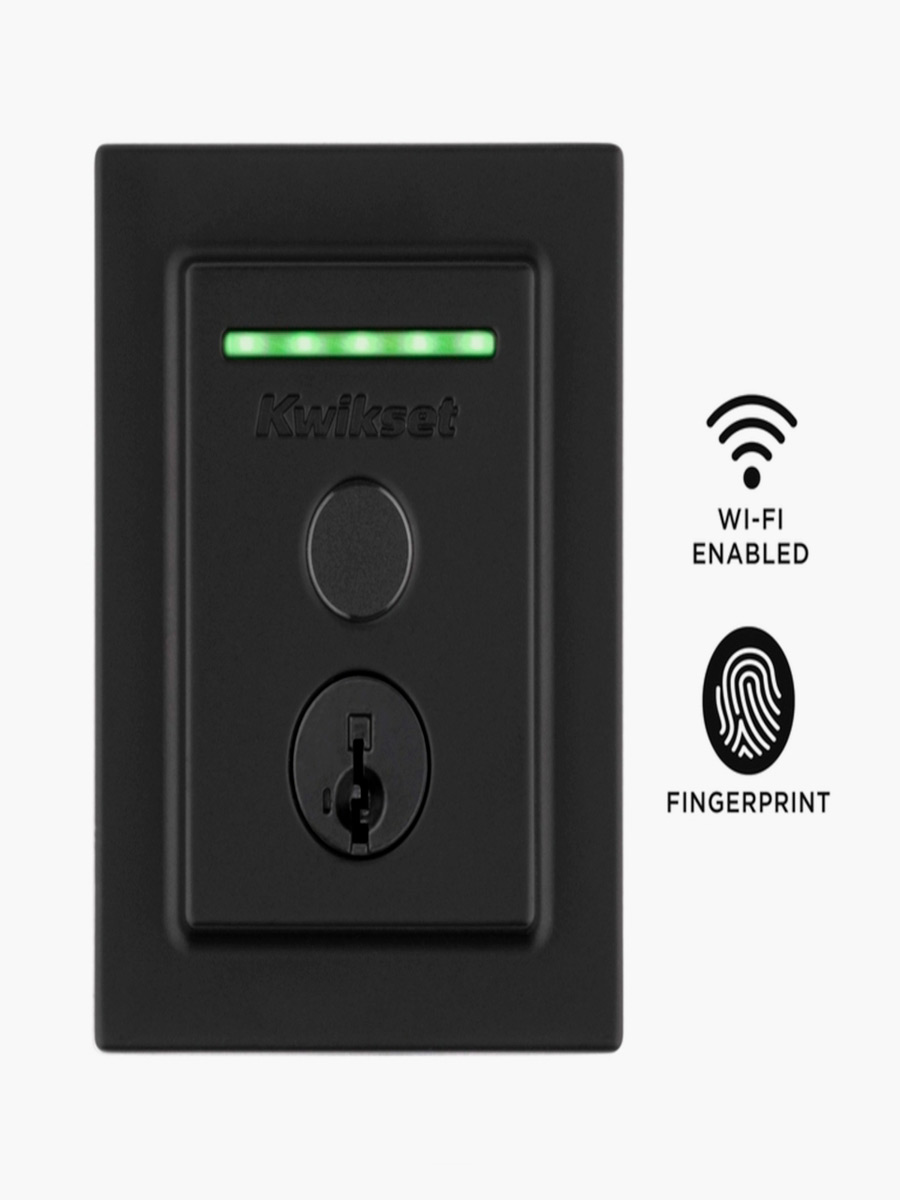 Cerradura Kwikset Halo Smart 100 Huella Dactilar | Negro