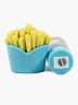 Sacapuntas + Borrador de Papas Fritas 2 en 1