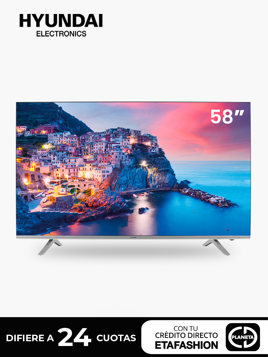 Smart TV 58" Hyundai | Negro