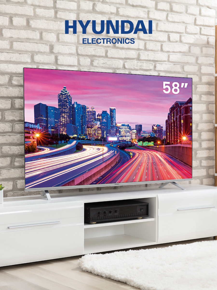 Smart TV 58" Hyundai | Negro