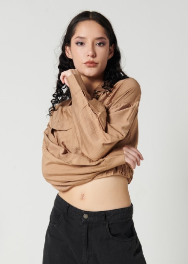 Camisera Crop - Taxi