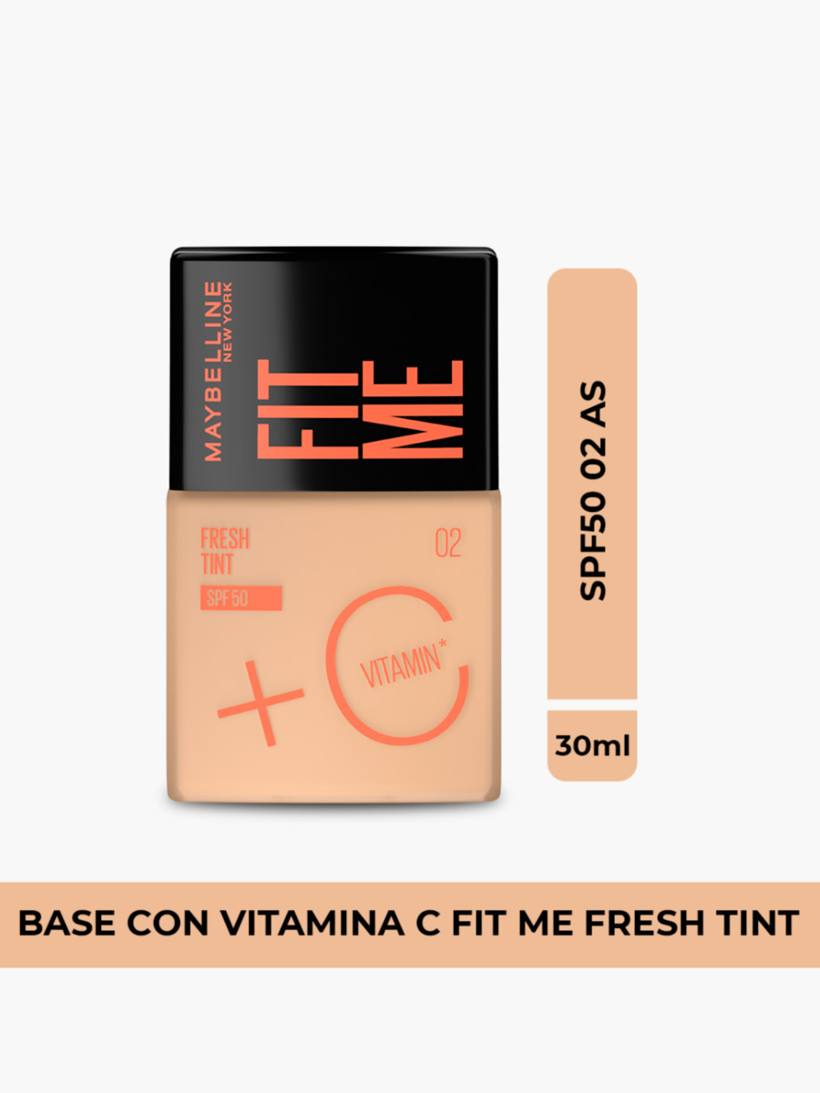Base Maybelline Fit Me SPF50 Medio Claro 02