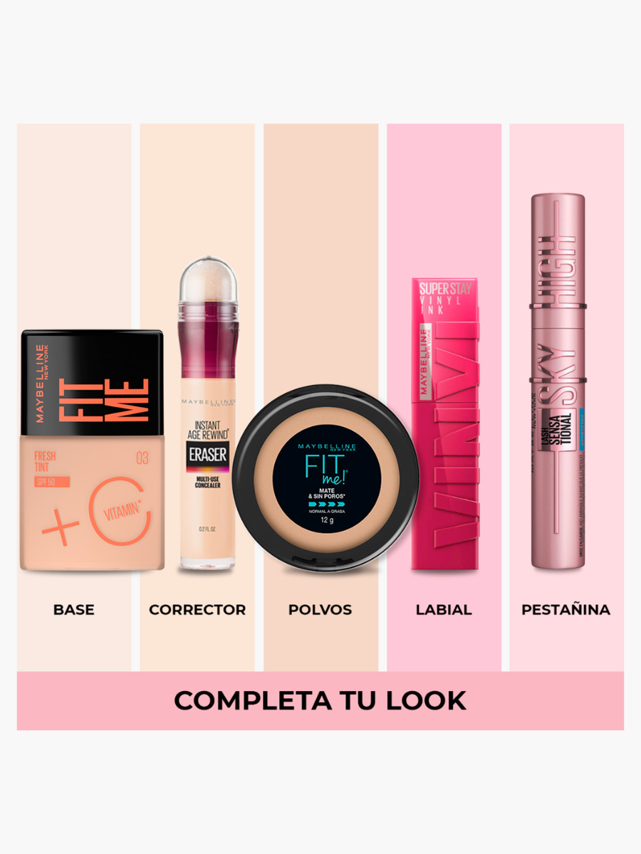 Base Maybelline Fit Me SPF50 Café Claro 06