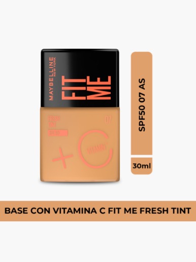 Base <em class="search-results-highlight">Maybelline</em> Fit Me SPF50 Medio Medio 07
