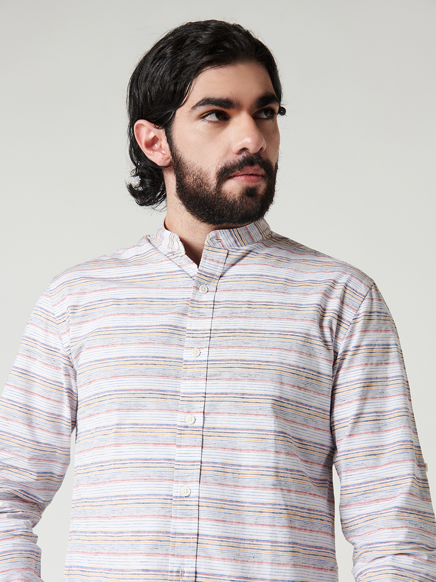 Camisa cuello Mao - Executive