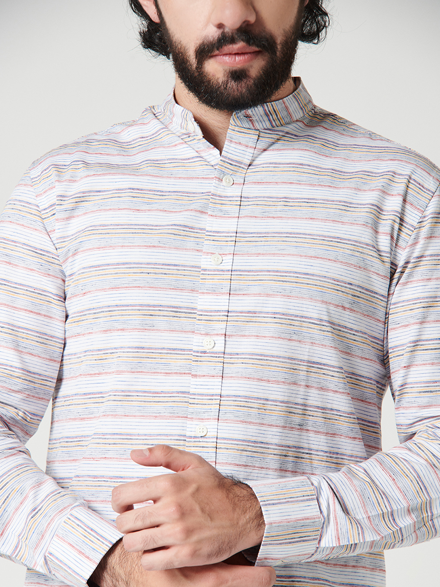Camisa cuello Mao - Executive