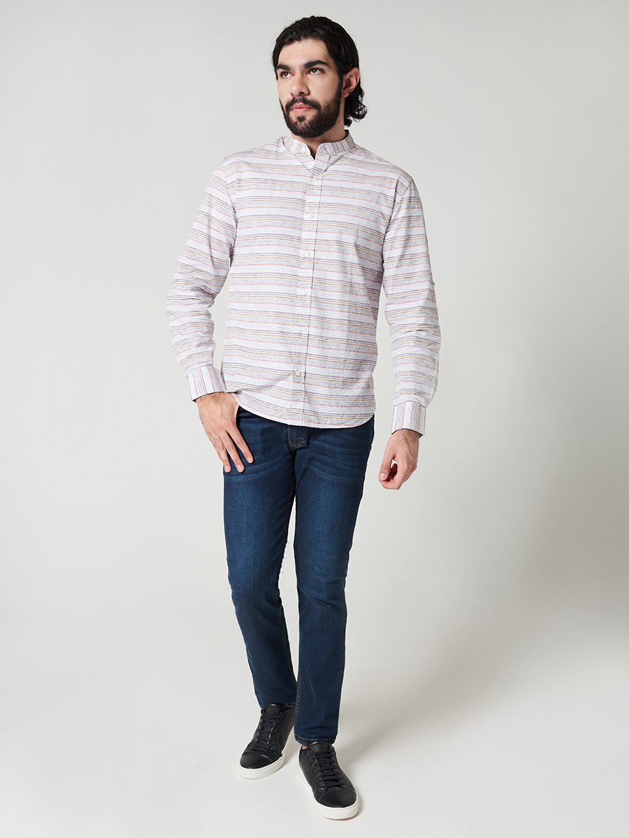 Camisa cuello Mao - Executive