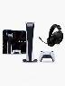 Play Station 5 Digital 825GB + Audífonos Hiperx | Blanco