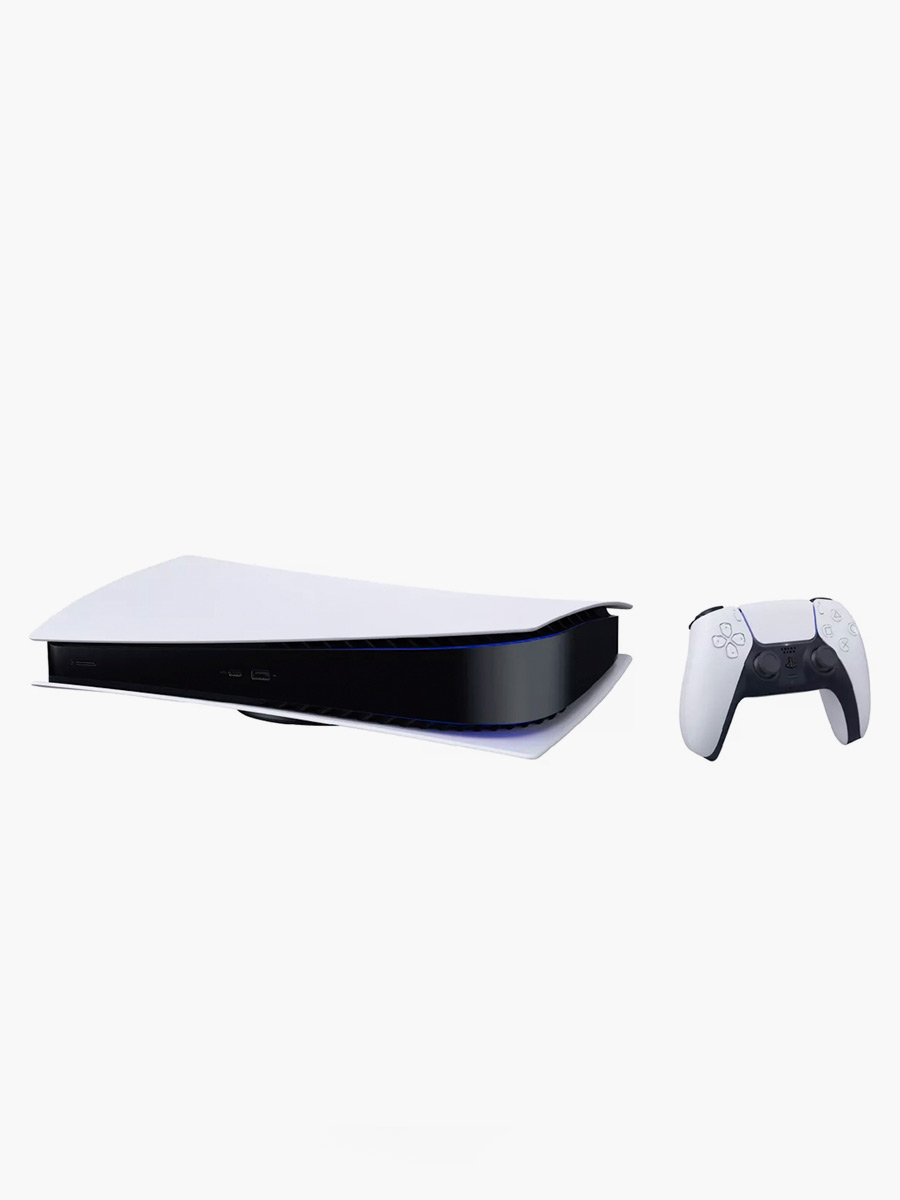 Play Station 5 Digital 825GB + Audífonos Hiperx | Blanco