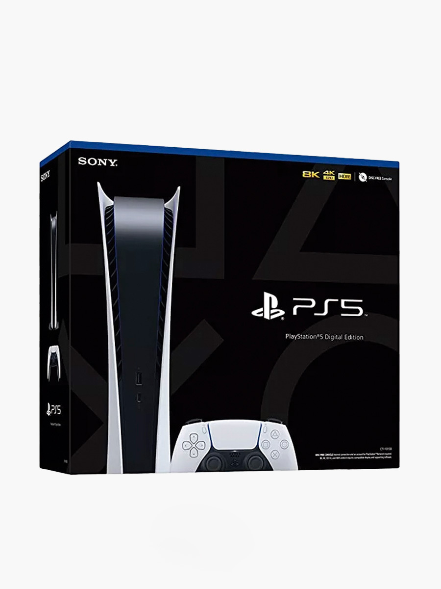 Play Station 5 Digital 825GB + Audífonos Hiperx | Blanco