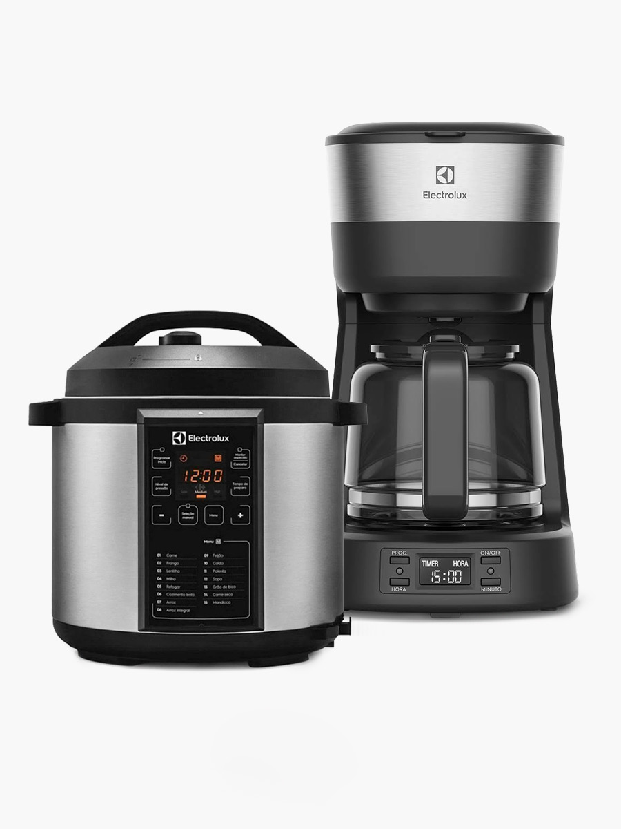 Combo Electrolux Olla Multifunción PCC20 + Cafetera Programable ECM25